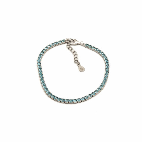 Brățară „Azura Fine” din argint 925 cu zirconii cubice bleu